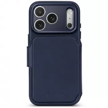 Decoded Leather Detachable Wallet Leather Case for iPhone 18 Pro Max / 17 Pro Max, MagSafe, Midnight