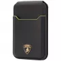 AUDI Lamborghini D1 genuine leather magnetic MagSafe wallet with phone holder, green