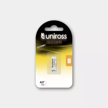 Uniross A27 alkaline battery, 1 pc.