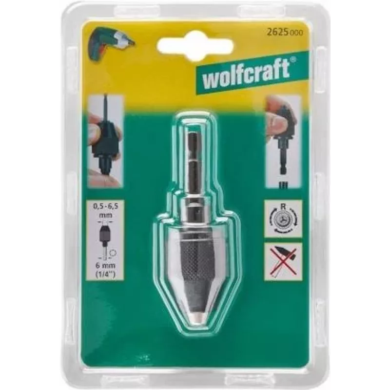 Wolfcraft quick-release drill chuck 2625000
