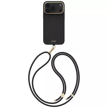 UNIQ Coehl Mirelle case for iPhone 18 Pro Max / 17 Pro Max, magnetic charging, black