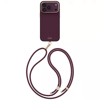 UNIQ Coehl Mirelle case for iPhone 18 Pro Max / 17 Pro Max magnetic charging burgundy