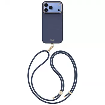 UNIQ Coehl Mirelle case for iPhone 18 Pro Max / 17 Pro Max magnetic charging blue