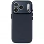 Decoded Leather Backcover – leather case for iPhone 18 Pro / 17 Pro, MagSafe-compatible (midnight)