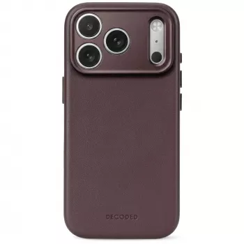 Decoded Leather Backcover – Leather Case for iPhone 18 Pro Max / 17 Pro Max, Compatible with MagSafe (chocolat brown)