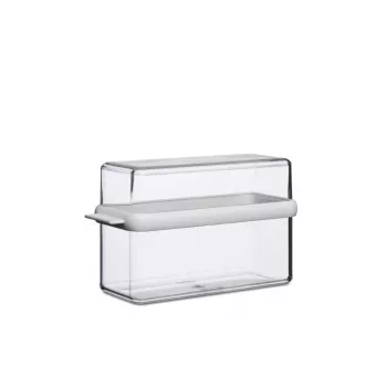 Mepal Stora Crispbread Storage Box, White, 1.7 l