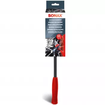 SONAX Microfibre Wheel Brush red, black