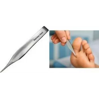 FIRST AID ONLY Splinter Tweezers, 144 mm, silver stainless steel, for fine gripping and holding work