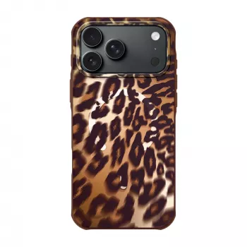 Laut Huex Wave Case for iPhone 18 Pro Max / 17 Pro Max, MagSafe, Mocha Leopard