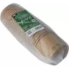 PAPSTAR pure Soup Cups, Round, 350 ml, Brown, Unbleached Fresh Fibre Cardboard with Organic Coating