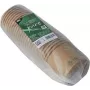 PAPSTAR pure Soup Cups, Round, 350 ml, Brown, Unbleached Fresh Fibre Cardboard with Organic Coating