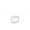 MEPAL Modula Storage Box, Transparent/White, 1.0 l