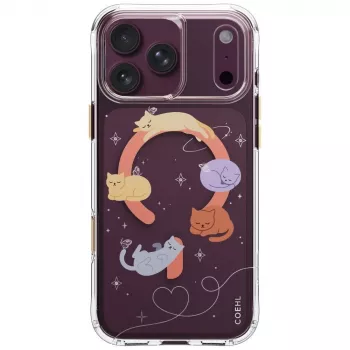 UNIQ Coehl Elysie Case for iPhone 18 Pro Max / 17 Pro Max, Magnetic Charging, Whiskered Dreams