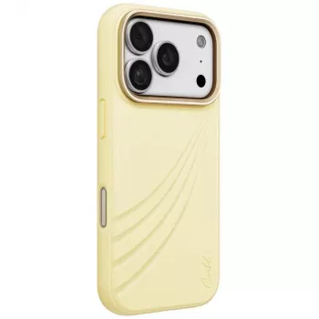 UNIQ Coehl Serina Case for iPhone 18 Pro / 17 Pro, Magnetic Charging, Yellow