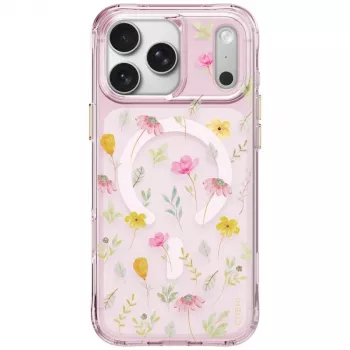 UNIQ Coehl Evie Case for iPhone 18 Pro Max / 17 Pro Max, magnetic charging, pink