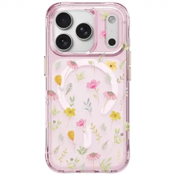 UNIQ Coehl Evie Case for iPhone 18 Pro / 17 Pro, Magnetic Charging, Pink
