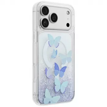 UNIQ Coehl Aria Case for iPhone 18 Pro Max / 17 Pro Max, magnetic charging, blue