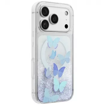 UNIQ Coehl Aria Case for iPhone 18 Pro / 17 Pro, magnetic charging, blue