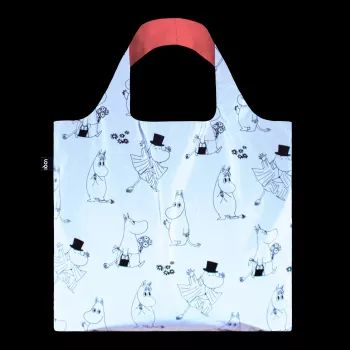 LOQI Moomin Bag – Family Pattern (reflective)