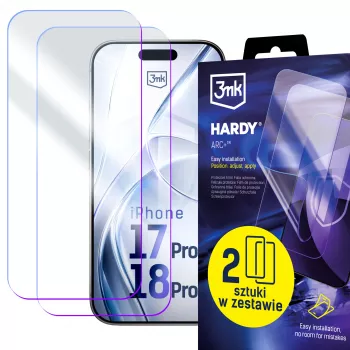 3mk Hardy ARC+ 4-Layer Screen Protector Film for Apple iPhone 17 Pro / 18 Pro