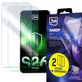 3mk Hardy ARC+ 4-Layer screen protector for Samsung Galaxy S26+