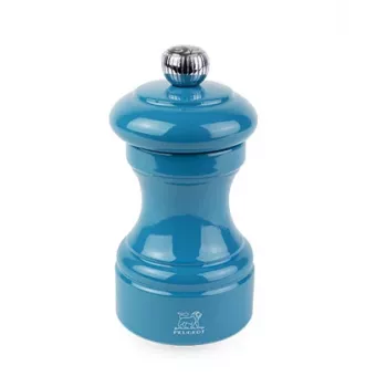 Peugeot Bistro Salt Mill Z 10 cm, Pacific Blue, Lacquered Wood
