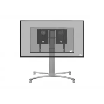 celexon Expert electrically height-adjustable display trolley Adjust-4286MS