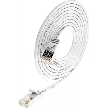 Wirewin Slim Cat6 U/FTP patch cable RJ45, 7.5 m, white