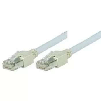 Tecline Cat5e F/UTP patch cable RJ45, 5 m, grey, LSZH