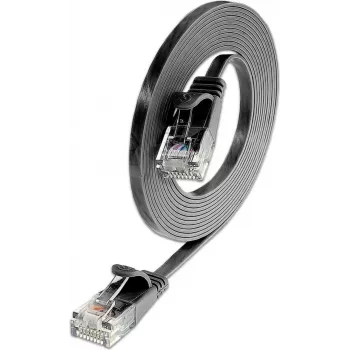 Wirewin Slim Cat6 U/UTP Patch Cable RJ45, 0.1 m, Black