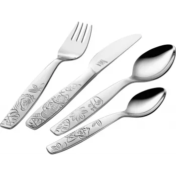 Zwilling Kids Jungle Children's Cutlery Set, 4-Piece