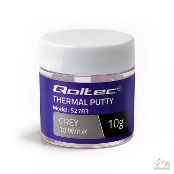 Qoltec high-conductivity thermal compound | Thermal Putty 10 W/m-K | 10 g | grey