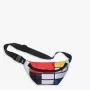 LOQI Piet Mondrian Hip Bag – Composition with Red, Yellow, Blue and Black