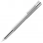LAMY scala Cartridge Fountain Pen, Brushed Silver, M (Medium)
