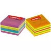 Kores Sticky Notes Cube, 75 x 75 mm, Neon Colours, 5 Colours, 450 Sheets