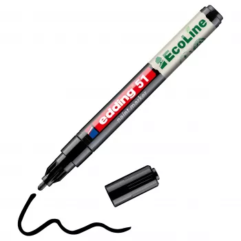 Edding 51 EcoLine 4-51-001 Paint Marker Black 1 mm, 2 mm