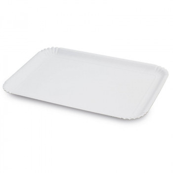 Guardini Paper trays white set of 3 Easy Bake Bio 18x26cm