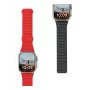 Urban Armor Gear UAG Pathfinder – Double-Sided Magnetic Silicone Strap for Apple Watch Series 4-6 & SE 1-3, 44mm / Series 7-9, 45mm / Series 10-11, 46mm / Ultra 1-3, 49mm (ash/lava)
