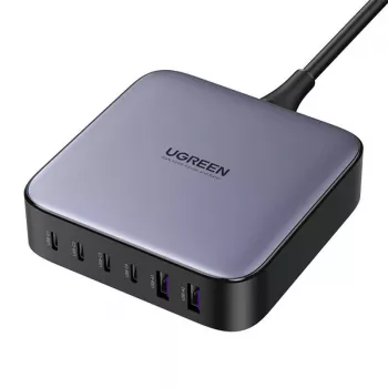 Ugreen 200W GaN Charger, 4x USB-C, 2x USB-A, Black