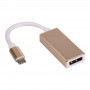 Akyga AK-AD-56 adapter cable USB-C (plug) to DisplayPort, 15 cm