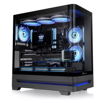 Thermaltake Arcus 290 TG ARGB Midi Tower Case, Black, Tempered Glass