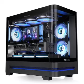 Thermaltake Arcus 190 TG ARGB Mini Tower Case, Black, Tempered Glass