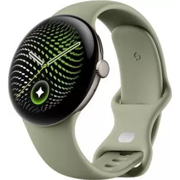 Google Pixel Watch 5 WiFi Smartwatch, 41 mm, Satin Pyrite / Olive, GA11567-DE