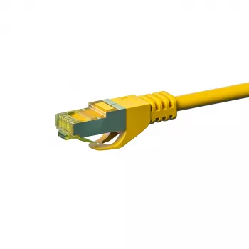 DSIT DC-77-005 CAT7 S/FTP (PiMF) RJ45 Network Cable, 0.5 m, yellow