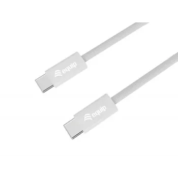 Equip 128843 USB-C to USB-C 2.0 Cable, 3 A, PD 60 W, 2 m, White