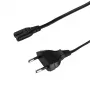 LogiLink CP192 Power Cable, CEE 7/16 to IEC C7, Black, 1 m
