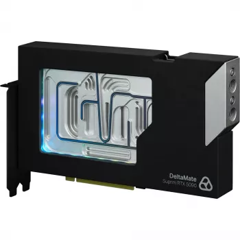 Thermal Grizzly DeltaMate GPU Water Cooler for Suprim 5090, black/silver