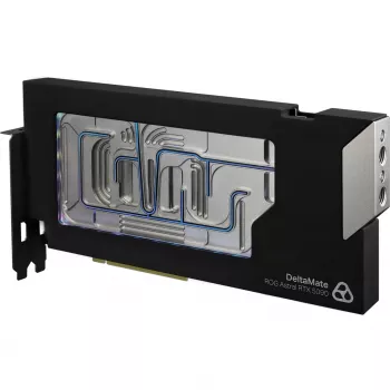 Thermal Grizzly DeltaMate GPU Water Cooler for ROG Astral RTX 5090, black/silver