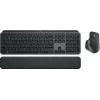 Logitech MX Keys S Combo 920-011613 Keyboard and Mouse Set, Wireless (RF) + Bluetooth, QWERTY UK English, Graphite