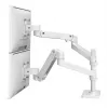 Ergotron LX Pro Mounting Kit (Dual Pivot Arm), modular, for 2 LCD displays, flat C-clamp, white, up to 24 inch